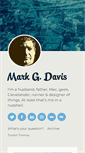 Mobile Screenshot of markgdavis.com